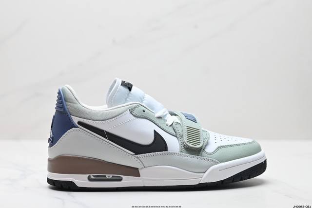 公司级三合一最强合体，多种新配色回归耐克nike Air Jordan Legacy 312 Low”White Grey Fog Blue Red“乔丹最强三