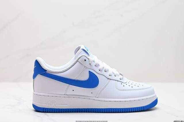 公司级nike Air Force 1‘07 原楦头原纸板 打造纯正低帮空军版型 专注外贸渠道 全掌内置蜂窝气垫 原盒配件 原厂中底钢印、拉帮完美 官方货号:F