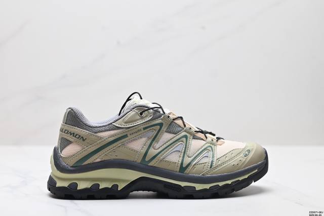 公司级salomon Xt-Quest Adv Beige “ 萨洛蒙 探索者系列户外越野跑鞋 417590 26鞋面采用sensifit贴合技术 全方位贴合包