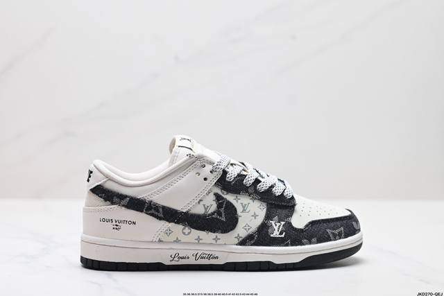 公司级耐克nike Dunk Low Retro扣篮系列 复古低帮休闲运动滑板板鞋 采用脚感柔软舒适zoomair气垫 有效吸收滑板等极限运动在落地时带来的冲击