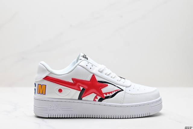 真标a Bathing Ape Sta 低帮系带 时尚板鞋 尺码:36-45 Id:J 103-Jdj