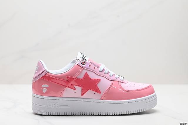 真标a Bathing Ape Sta 低帮系带 时尚板鞋 尺码:36-45 Id:J 103-Jdj