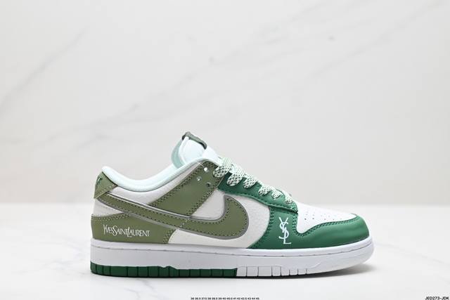 公司级耐克nike Dunk Low 扣篮系列 复古低帮休闲运动滑板板鞋。采用脚感柔软舒适zoomair气垫，有效吸收滑板等极限运动在落地时带来的冲击力，为街头