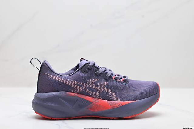 公司级asics Novablast 5 轻盈舒适 织物减震防滑耐磨透气 低帮 训练跑步鞋 货号:1012B765-500 尺码:36 37 37.5 38 3