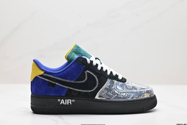 公司级nike Air Force 1 X Louis Vuitton 原楦头原纸板 打造纯正低帮空军版型 专注外贸渠道 全掌内置蜂窝气垫 原盒配件 原厂中底钢