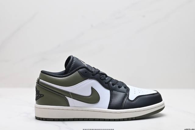 真标nike Air Jordan 1 Low Aj1乔1低帮休闲板鞋 同步官方配色 官方货号:553558- Size:36 36.5 37.5 38 38.