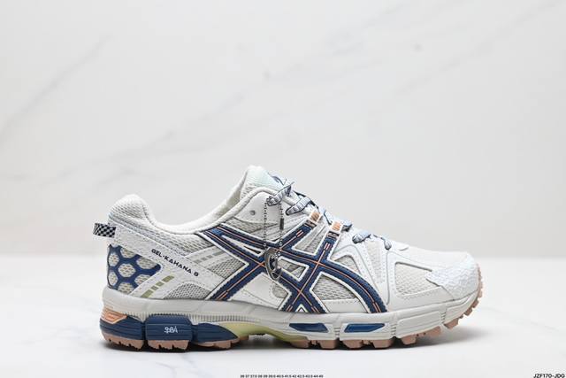 公司级asics Gel-Kahana 8 亚瑟士经典户外跑鞋如今机能风和户外风吹得正劲 这款gel-Kahana 8便是主打urban Outdoor机能越野