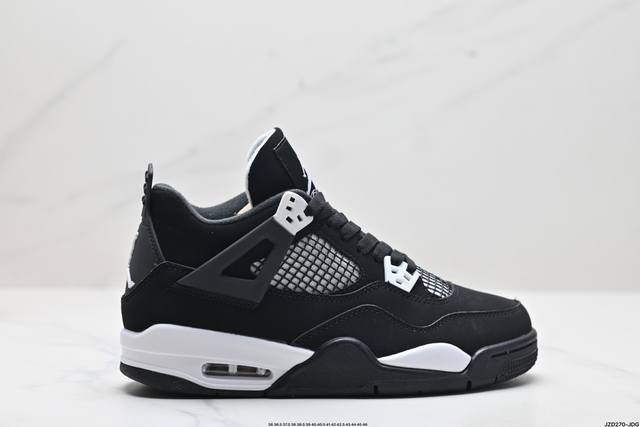 真标耐克nike Air Jordan 4 Retro 迈克尔 乔丹aj4代中帮复古休闲运动文化篮球鞋 货号:Cu1 -010 尺码:36 36.5 37.5