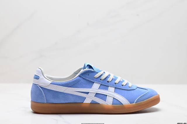 公司级亚瑟士 Onitsuka Tiger Tokuten 复古低帮休闲跑鞋 实拍首发 Tokuten的灵感来源于80年代的室内用鞋 T-Toe前足补强设计 室