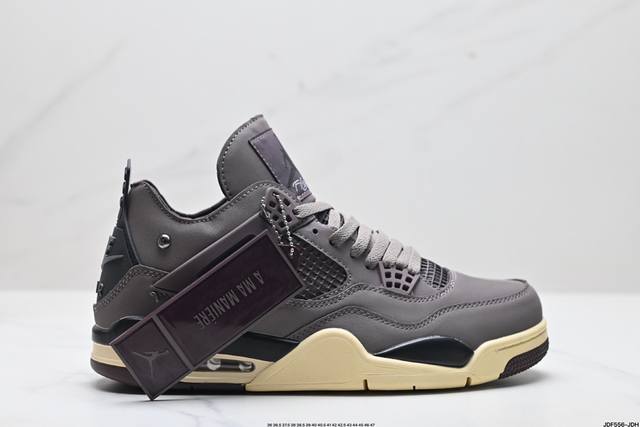 真标耐克nike Air Jordan 4 Retro 迈克尔 乔丹aj4代中帮复古休闲运动文化篮球鞋 货号:Cu1110-010 尺码:36 36.5 37.