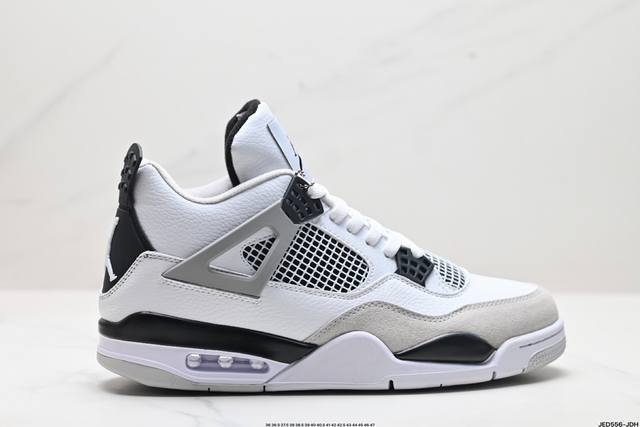 真标耐克nike Air Jordan 4 Retro 迈克尔 乔丹aj4代中帮复古休闲运动文化篮球鞋 货号:Dh6927-111 尺码:36 36.5 37.