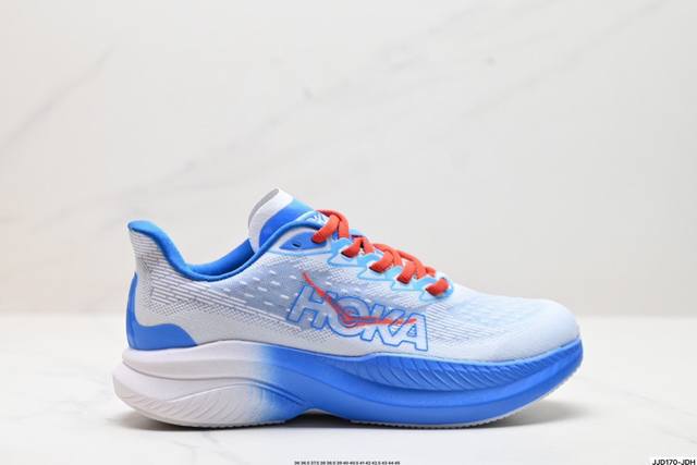 真标小红书推荐hoka W Mach 6全新配色 这个品牌来自于新西兰的毛利语，Hoka表示大地，One One表示飞越，连起来就是飞越地平线，One One不