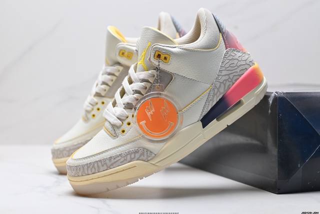 公司级air Jordan 3 Retro 迈克尔 乔丹aj3代中帮复古休闲运动文化篮球鞋 货号:Fn0344-901 尺码:36 36.5 37.5 38 3