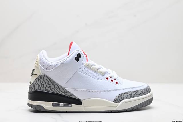 公司级air Jordan 3 Retro 迈克尔 乔丹aj3代中帮复古休闲运动文化篮球鞋 货号:Fn0344-901 尺码:36 36.5 37.5 38 3