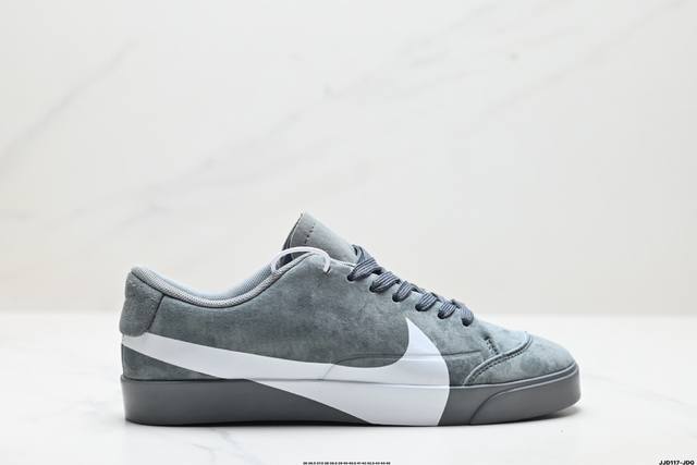 公司级耐克nike Blazer City Low Lx 耐克春季爆款 翻毛皮鞋面 复古大钩子休闲百搭板鞋 货号:Av2253-001 尺码:36 36.5 3