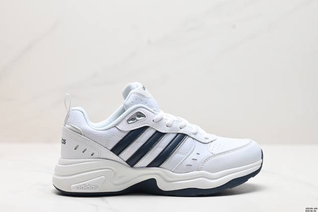 公司级adidas Neo Strutter 皮革 复古运动 防滑 低帮 生活休闲鞋 货号:Fw3742 尺码:36-45 Id:Jzd126-Jds