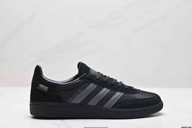 公司级adidas Handball Spezial 官方正确版本 阿迪达斯经典款 复古休闲板鞋 全鞋采用反毛皮制作 牛筋耐磨大底 承载青春情怀的板鞋 经典三条