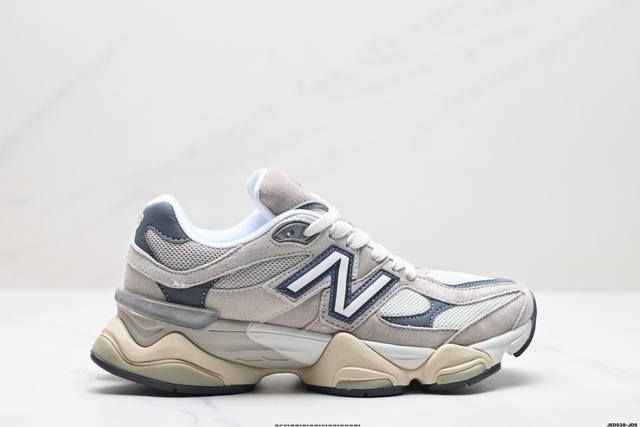 公司级new Balance 公司级版本 Nb9060 联名款 复古休闲运动慢跑鞋 鞋款灵感源自设计师本人对夏日的怀日回忆。鞋面大身由空间双格及磨砂鞋面拼接而生