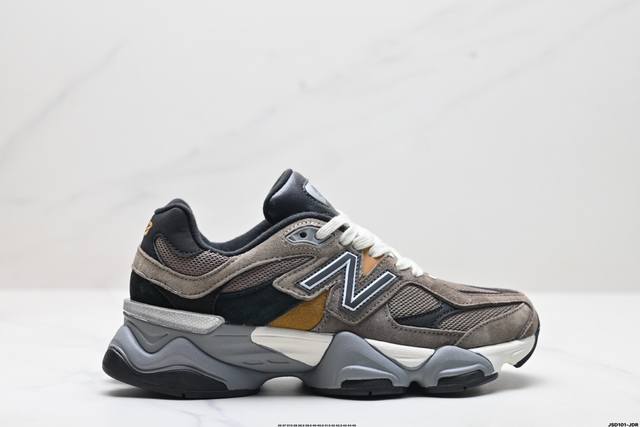 公司级new Balance 公司级版本 Nb9060 联名款 复古休闲运动慢跑鞋 鞋款灵感源自设计师本人对夏日的怀日回忆。鞋面大身由空间双格及磨砂鞋面拼接而生