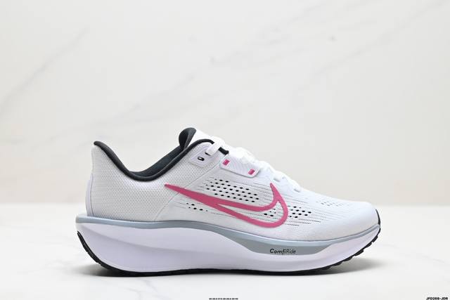 公司级nike Quest 6极速6代网面透气 时尚休闲跑步鞋 简约高科技设计采用多层材料，为双足带来凉爽感受和稳固体验时尚鞋面搭配中足包覆设计，提供稳固贴合感