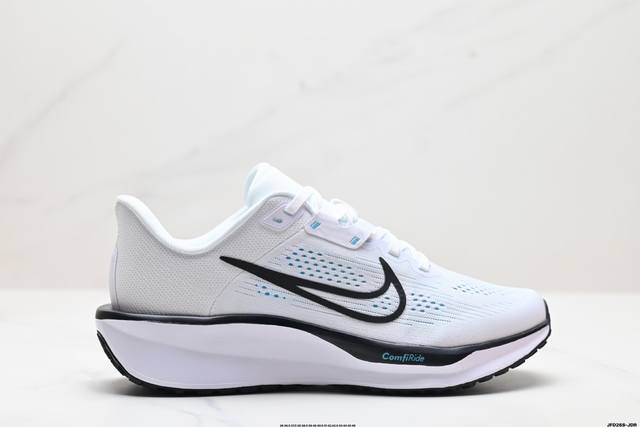 公司级nike Quest 6极速6代网面透气 时尚休闲跑步鞋 简约高科技设计采用多层材料，为双足带来凉爽感受和稳固体验时尚鞋面搭配中足包覆设计，提供稳固贴合感