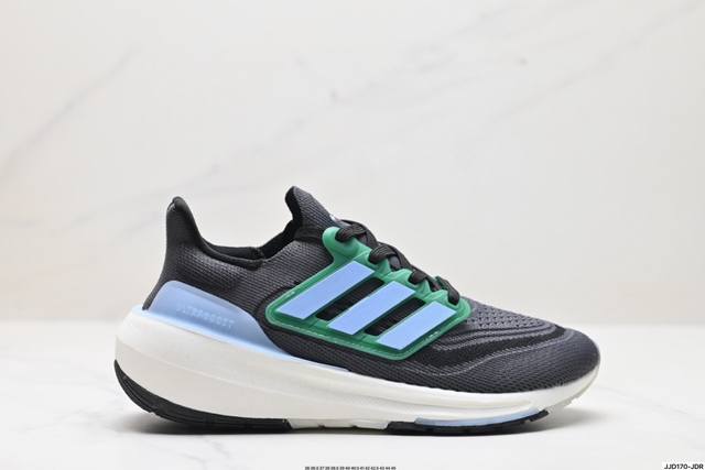 公司级阿迪达斯adidas Ultraboost Light 耐磨缓震休闲运动跑鞋 采用网材搭配反光皮革鞋面 配上stretchweb网格外底 提供非凡穿着体验