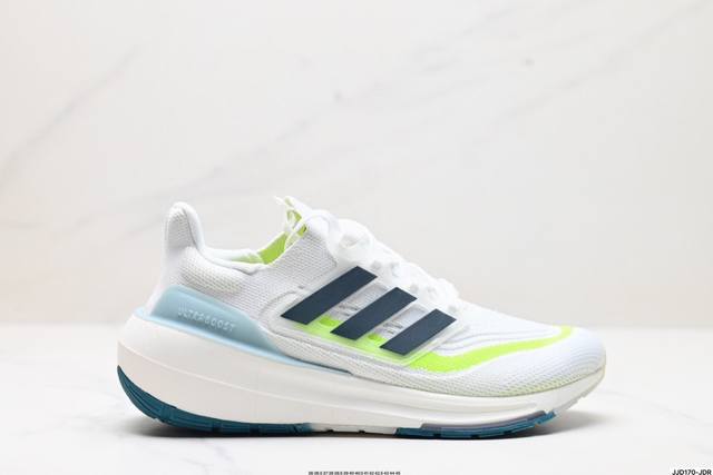 公司级阿迪达斯adidas Ultraboost Light 耐磨缓震休闲运动跑鞋 采用网材搭配反光皮革鞋面 配上stretchweb网格外底 提供非凡穿着体验