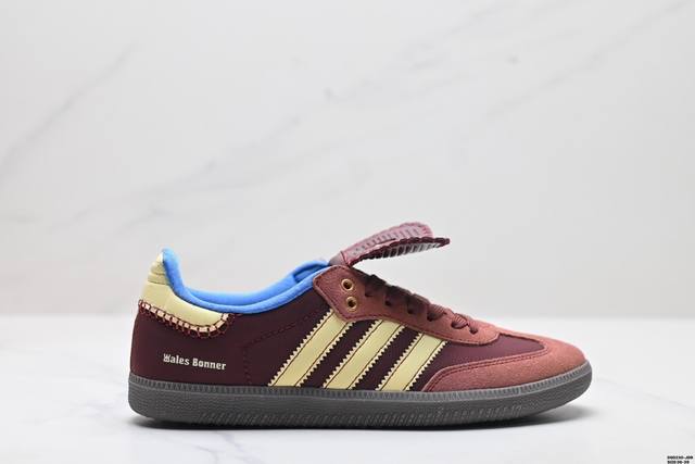 真标adidas Originals Wb Pony Leo Samba Og 桑巴舞系列绅士德训足球风百搭低帮休闲运动板鞋 货号:Ie0578 尺码:36-4