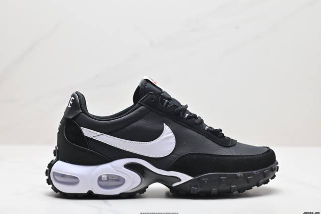 公司级nike Air Max Waffle Racer Sp Triple Black 舒适防滑耐磨 低帮 生活休闲鞋 货号:Fv6946-002 尺码:36