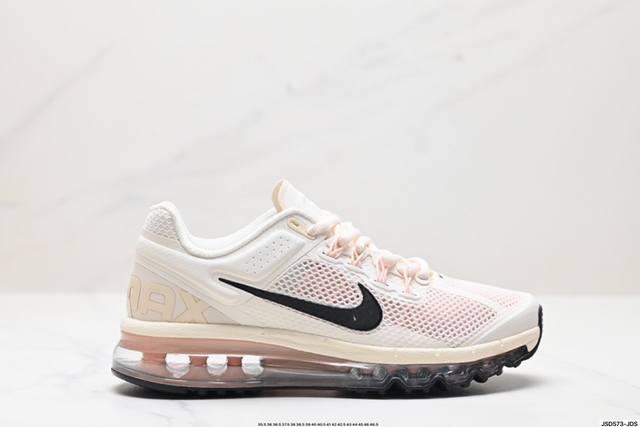 公司级nike Air Max 2013 联名气垫跑鞋 整体依旧以stussy标志性的麻布编织材质覆盖 鞋身大面积采用了网眼材质为主 并且后跟部分还带有反勾sw