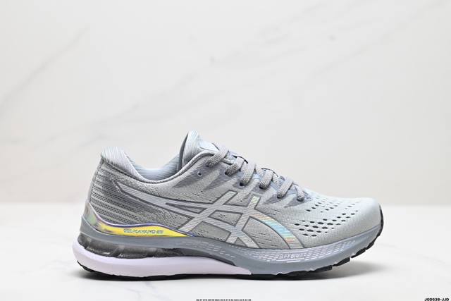 公司级亚瑟士asics Gel-Kayano 28系列运动跑鞋 缓震稳定支撑跑步鞋 以“稳定支撑”为特征的gel-Kayano 28，采用全新flytefoam