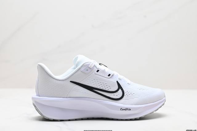 公司级nike Quest 6极速6代网面透气 时尚休闲跑步鞋 简约高科技设计采用多层材料，为双足带来凉爽感受和稳固体验时尚鞋面搭配中足包覆设计，提供稳固贴合感