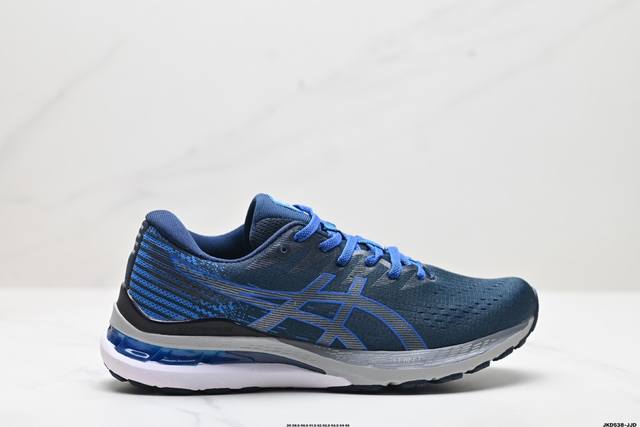 公司级亚瑟士asics Gel-Kayano 28系列运动跑鞋 缓震稳定支撑跑步鞋 以“稳定支撑”为特征的gel-Kayano 28，采用全新flytefoam