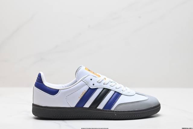 真标阿迪达斯三叶草adidas Originals Samba Og 桑巴舞系列绅士德训足球风百搭低帮休闲运动板鞋 货号:Ih4879 尺码:36 36.5 3