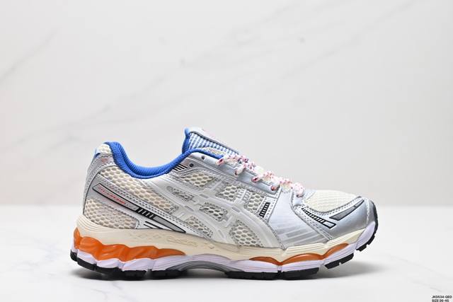 公司级asics Gel-Kayano 12.1公司级版本 亚瑟士运动休闲透气专业跑鞋 采用工程弹性双层再生针织密度鞋面材质 后跟3D可视gel缓震乳胶物料 升