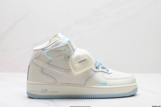 公司级nike Air Force 1 Mid 07 原楦头原纸板 打造纯正中帮空军版型 专注外贸渠道 全掌内置蜂窝气垫 原盒配件 原厂中底钢印、拉帮完美 官方