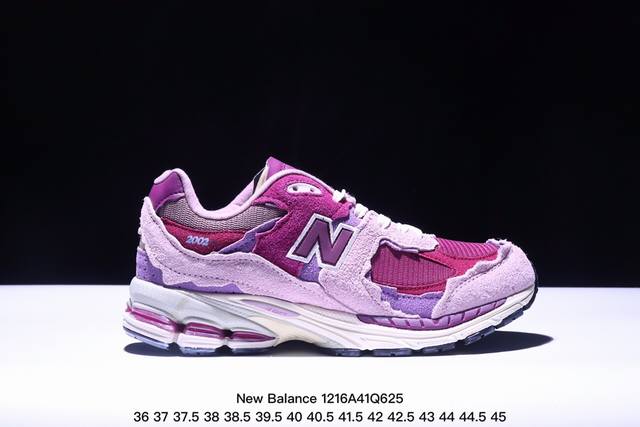 New Balance Ml2002 新百伦复古减震跑步鞋 织物材质运动鞋 真标带半码 Size:36-45码半 Xm1216Q625