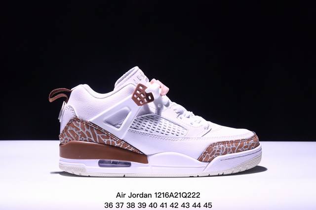 真标nike Air Jordan Spizike Low舒适百搭 防滑耐磨 低帮 复古篮球鞋 货号: 尺码:36 37 38 39 40 41 42 43 4