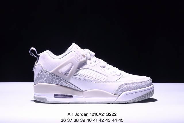 真标nike Air Jordan Spizike Low舒适百搭 防滑耐磨 低帮 复古篮球鞋 货号: 尺码:36 37 38 39 40 41 42 43 4