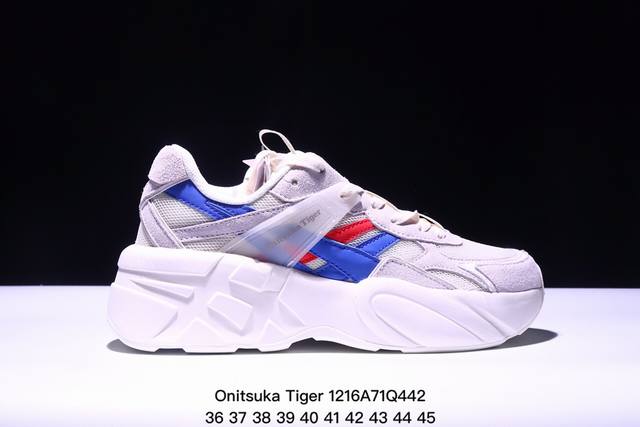 Onitsuka Tiger鬼塚虎sp系列-I 舒适 防滑耐磨 低帮 老爹鞋 货号：1183C184-200 尺码：36-45 Xm1215Q442