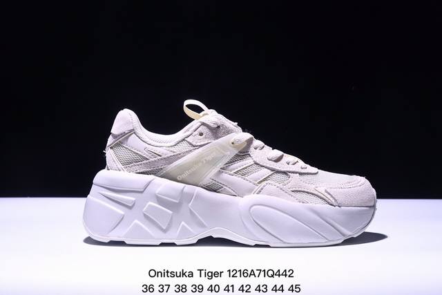 Onitsuka Tiger鬼塚虎sp系列-I 舒适 防滑耐磨 低帮 老爹鞋 货号：1183C184-200 尺码：36-45 Xm1215Q442