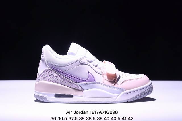 公司级三合一最强合体，多种新配色回归耐克nike Air Jordan Legacy 312 High”White Grey Fog Blue Red“乔丹最强