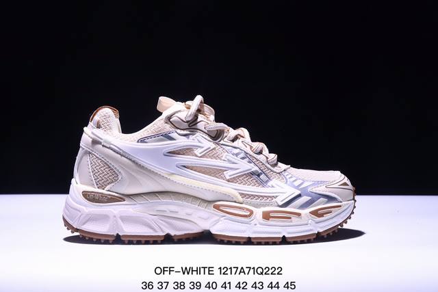 公司级off-White Ow Be Right Back 圆头系带 低帮 生活休闲鞋 尺码:36-45 Xm1217Q222