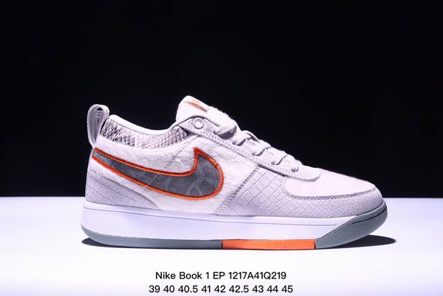 真标半码 Nike 耐克book 1 Ep 布克1代 减震防滑低帮实战篮球鞋 Xm1217Q219