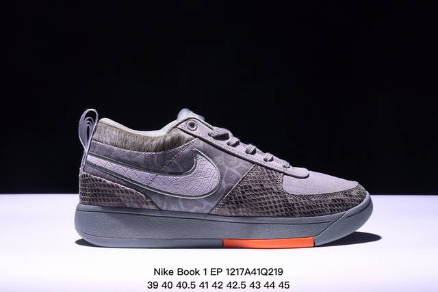 真标半码 Nike 耐克book 1 Ep 布克1代 减震防滑低帮实战篮球鞋 Xm1217Q219