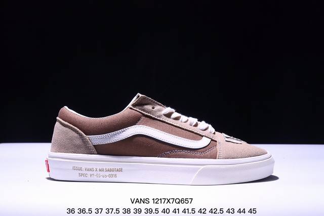 Vans万斯 Sk8Low潮流时尚 耐磨防滑 高帮休闲帆布硫化板鞋 尺码：36-45半 Xm1217Q 7