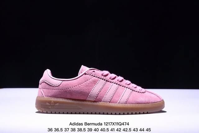 公司级adidas Originals Bermuda Brmd 时尚复古 耐磨轻便 低帮板鞋 货号:Jh9088 尺码:36 36.5 37 38 38.5