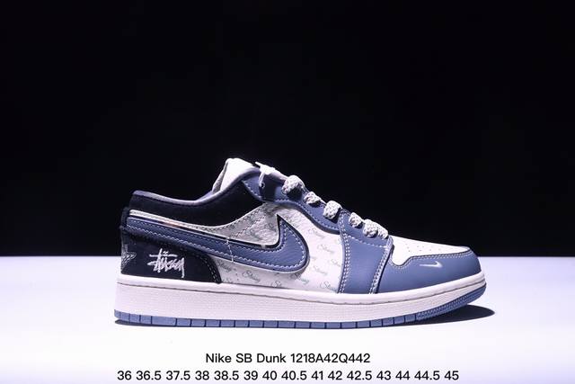 海外爆款限量发售！公司级 Nike Sb Dunk Low“ Supreme联名 奶咖英文” 周年高端定制 低帮休闲板鞋 定制鞋盒 大厂纯原品质出货 超高清洁度