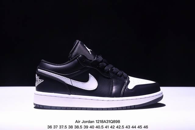 Air Jordan 1 Low 乔丹1代低帮板鞋 牛皮材质 真标带半码 Size:36-46半 Xm1218Q898