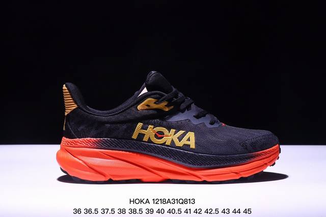 公司级hoka M Challenger Atr 7 飞跃地平线 轻量缓震跑鞋 公司级天花板 这个品牌来自于新西兰的毛利语，Hoka表示大地，One One表示